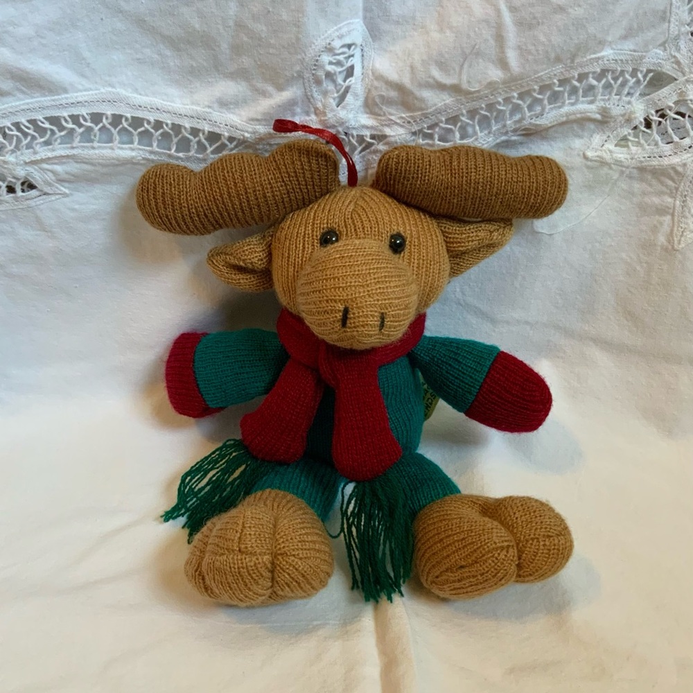 Cute Moose Plush Toy Vintage Collector’s Choice Bean Bag Friends Dandee Intl